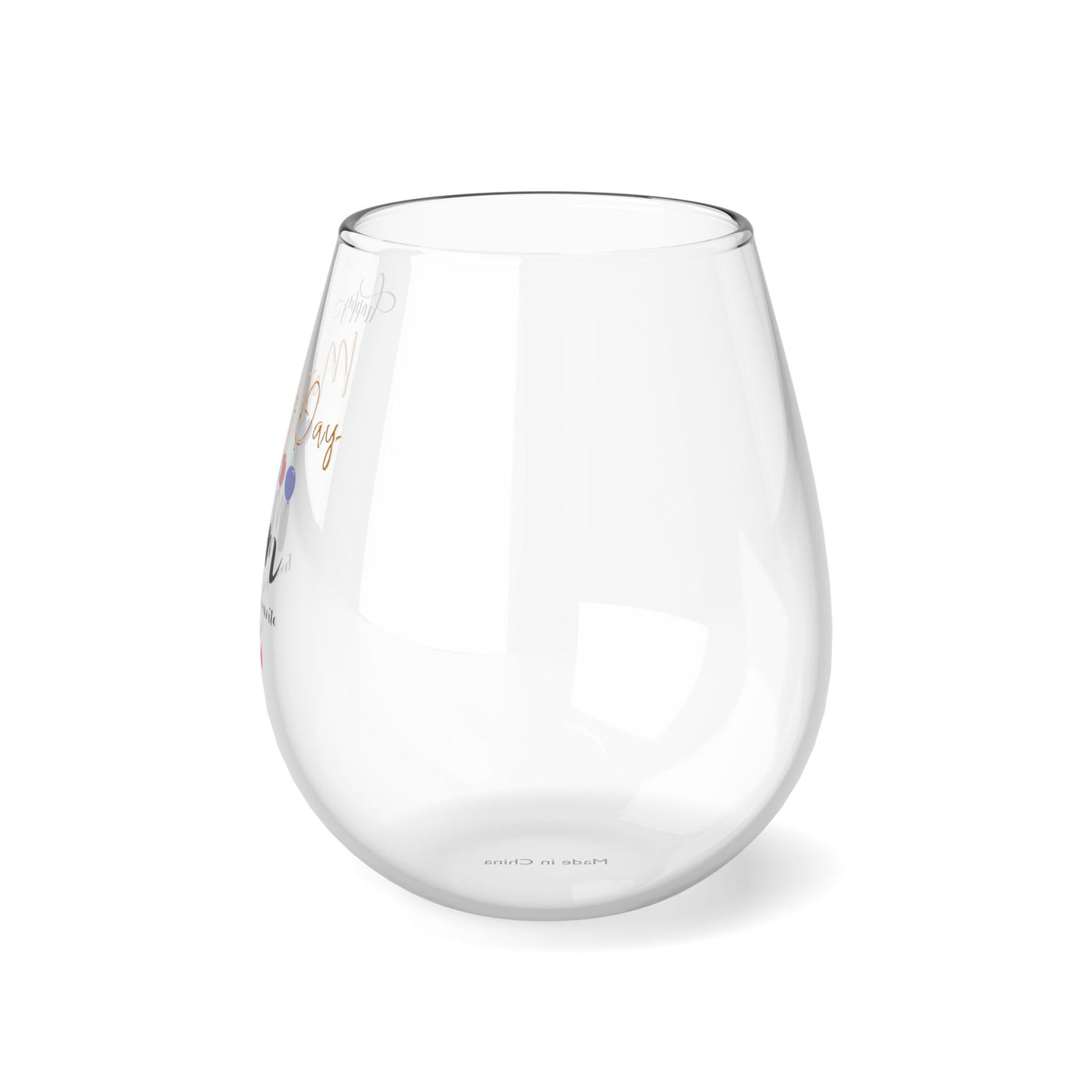 Personalized Name Stemless Wine Glass, 11.75oz