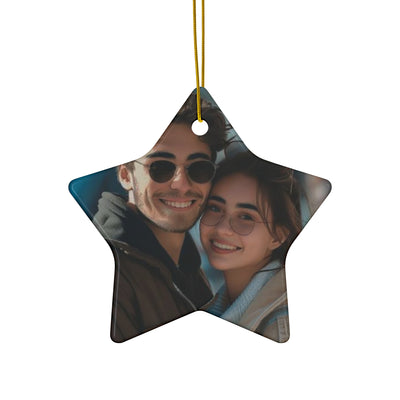 Couple Custom Photo Ornament