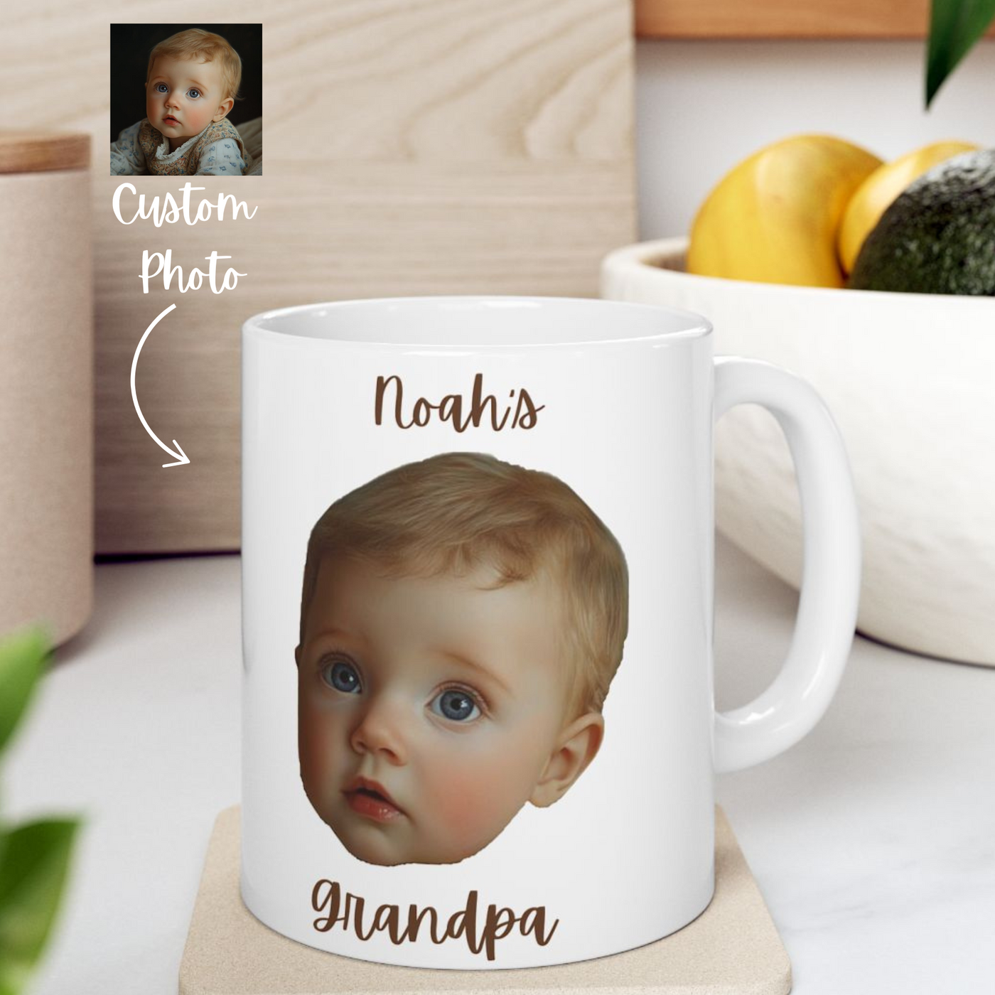 Photo Personalized Grandpa Mug