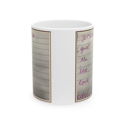 Childrens Writing Grandpa Mug