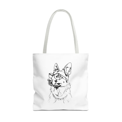 German Shepherd Tote Bag