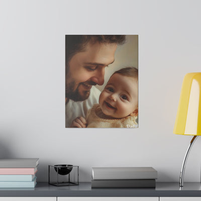 Photo Dad Matte Canvas, Stretched, 0.75"