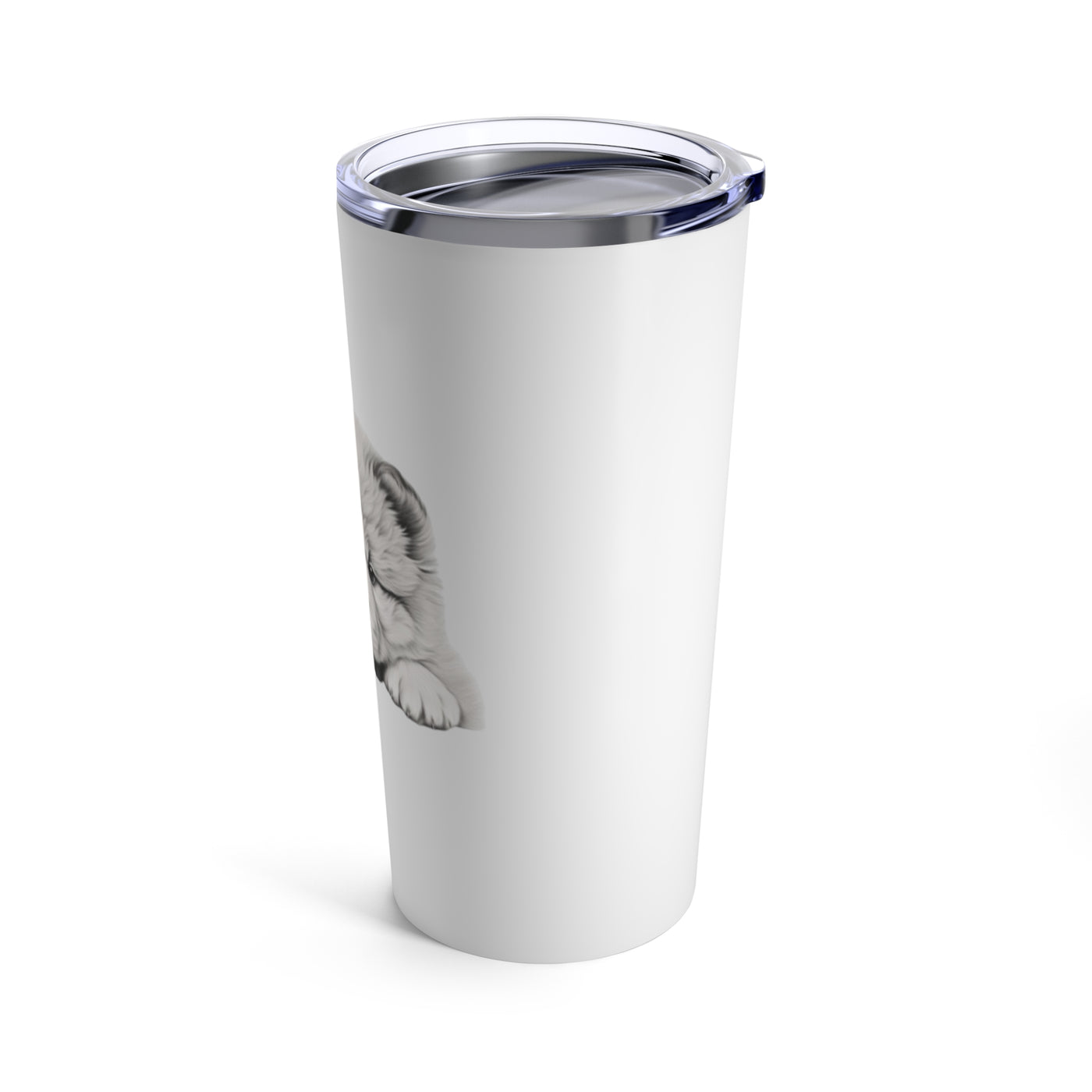 Chow Chow Tumbler, Stainless Steel Travel Mug with Handle, 14oz