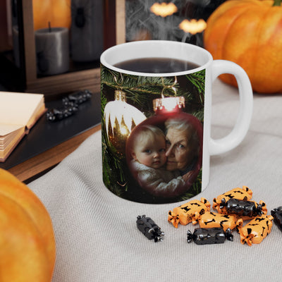 Christmas Photo in a Bulb Grandma Mug Gift