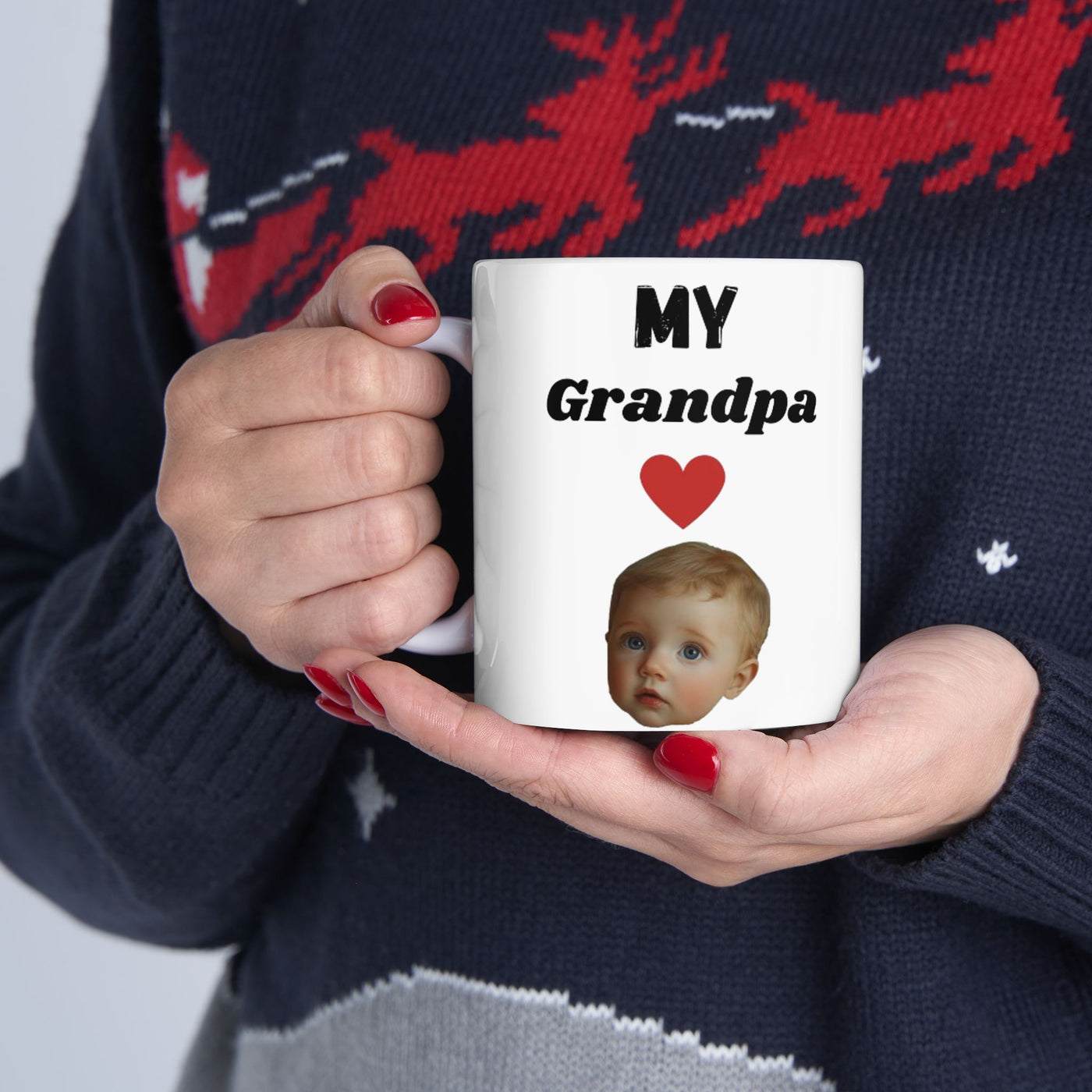 Personalized Photo Mug Grandpa