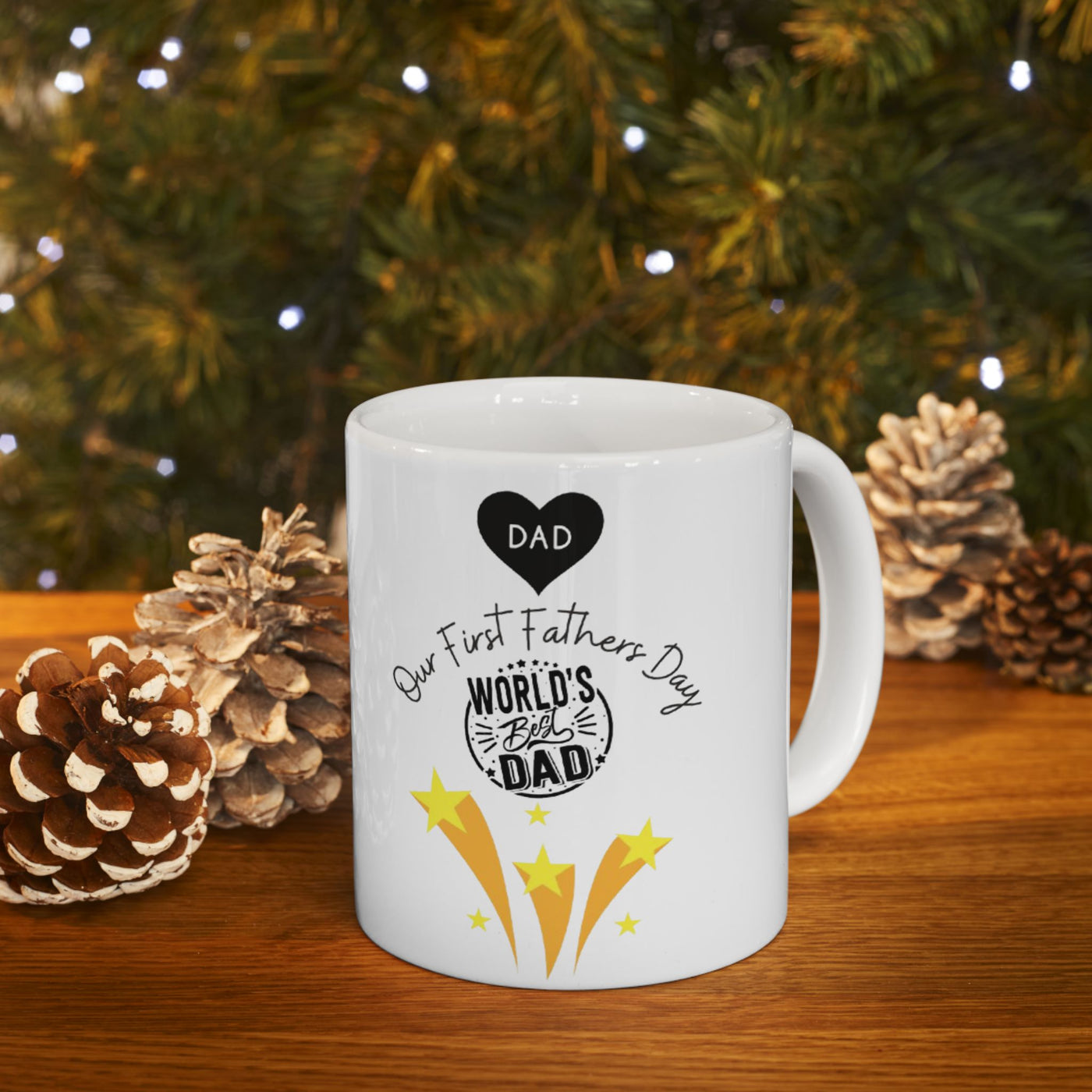 Dad First Fathers Day Mug