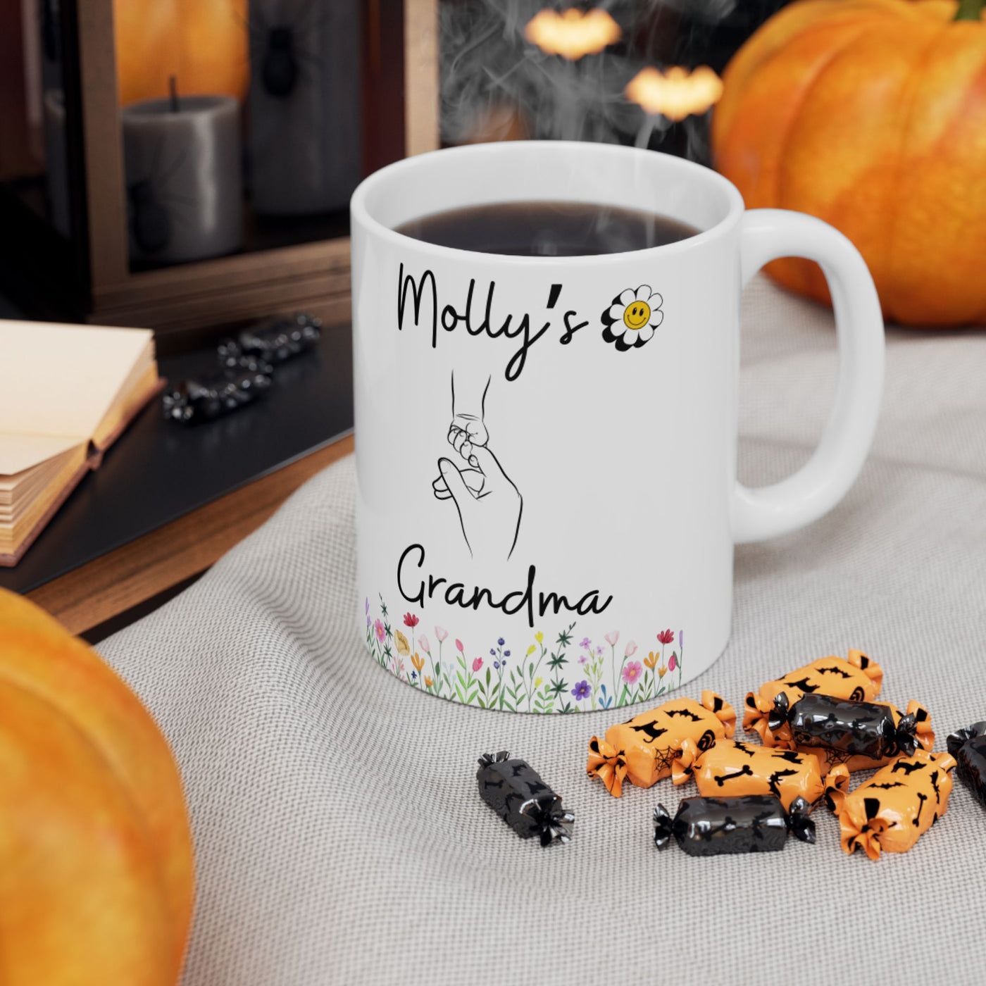 Custom Name Grandma Mug Gift