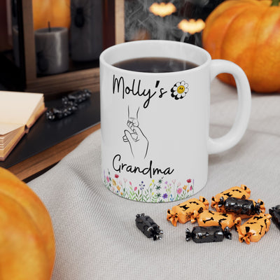 Custom Name Grandma Mug Gift