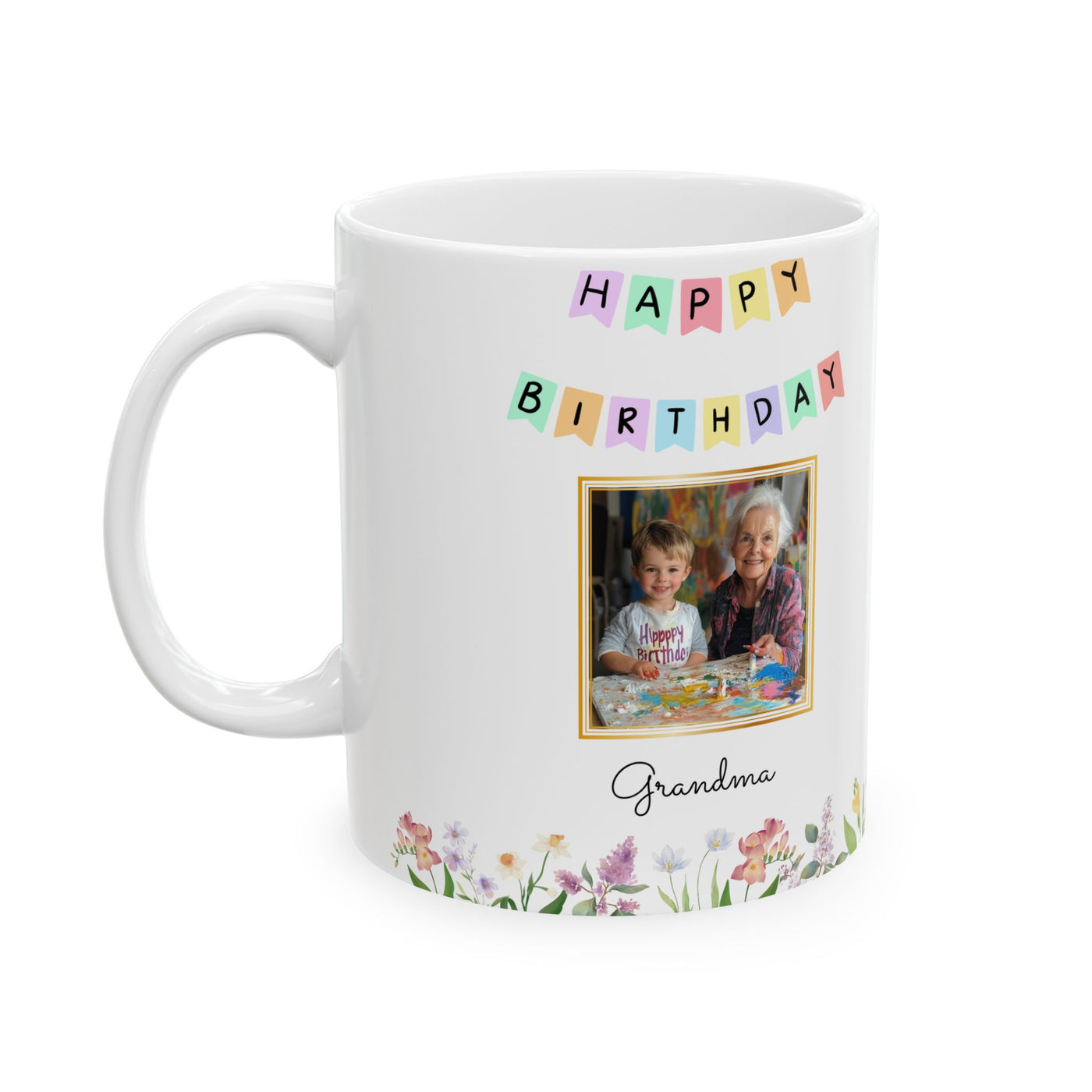 Photo Mug Happy Birthday Grandma