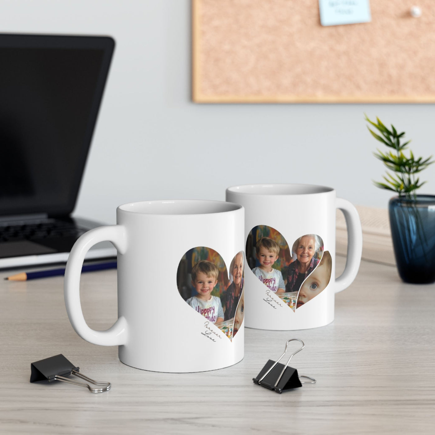 Grandmothers Photo Mug x 2 photos per mug