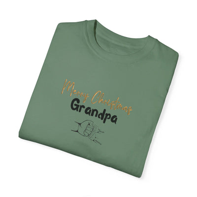 Personalized Name Christmas Grandpa Tshirt