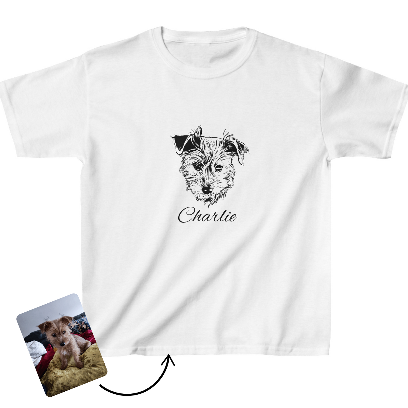 Personalized Dog T-Shirt, Kids Tshirt