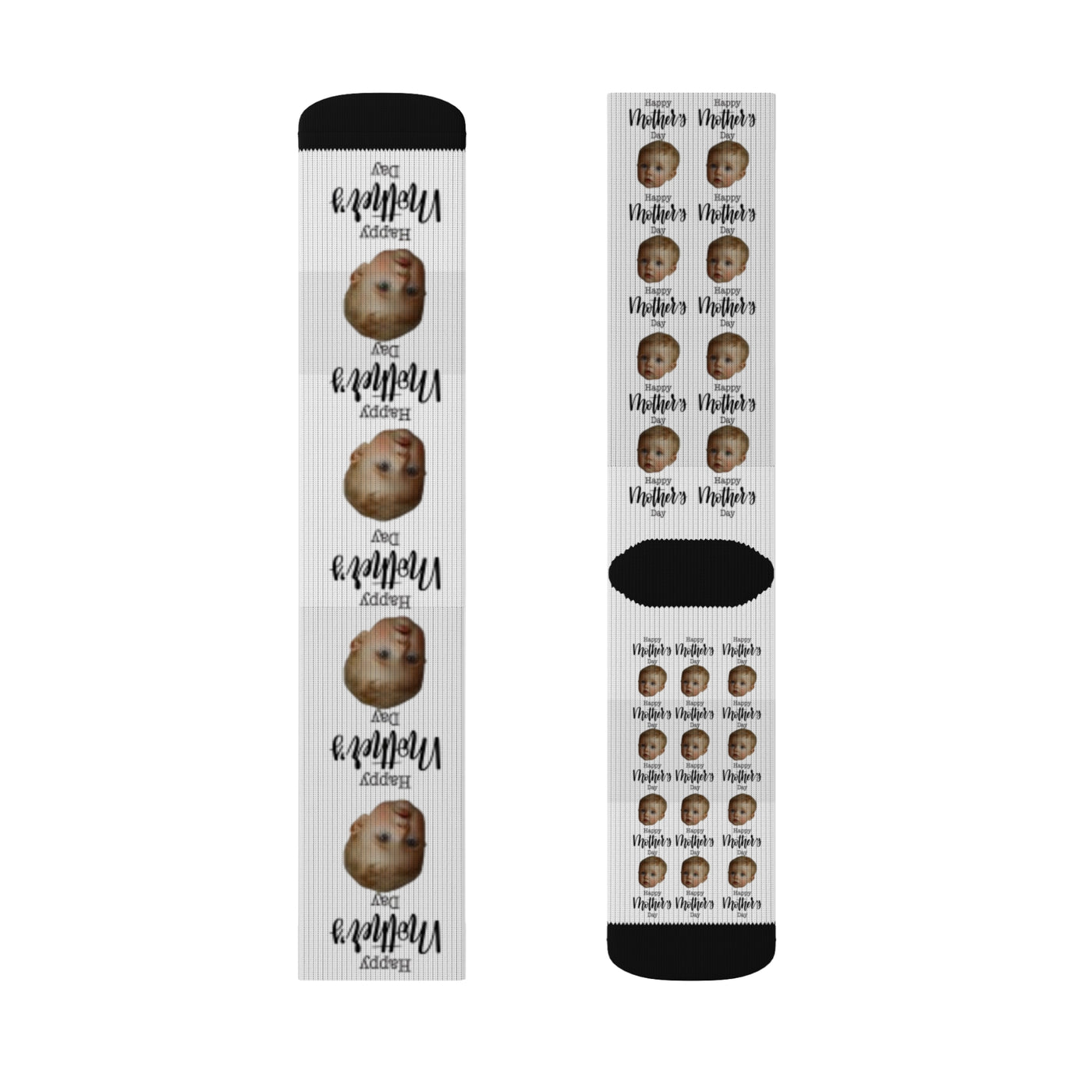 Personalized Face Socks Mothers Day Gift