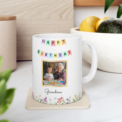 Photo Mug Happy Birthday Grandma