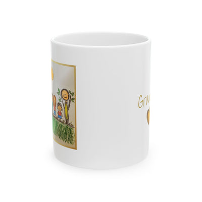 Personalized Kids Drawing Mug Grandma