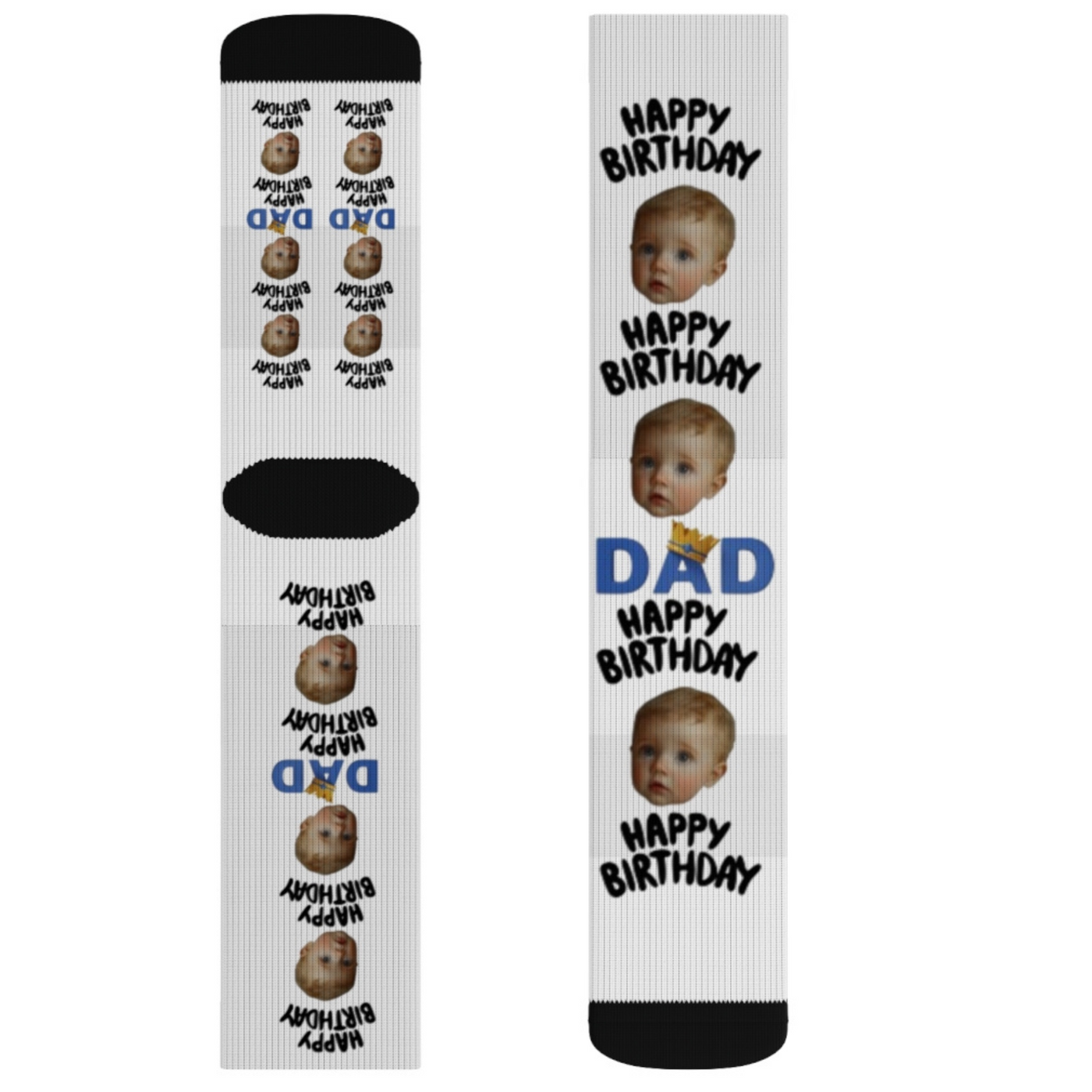 Personalized Face Socks Dad Gift