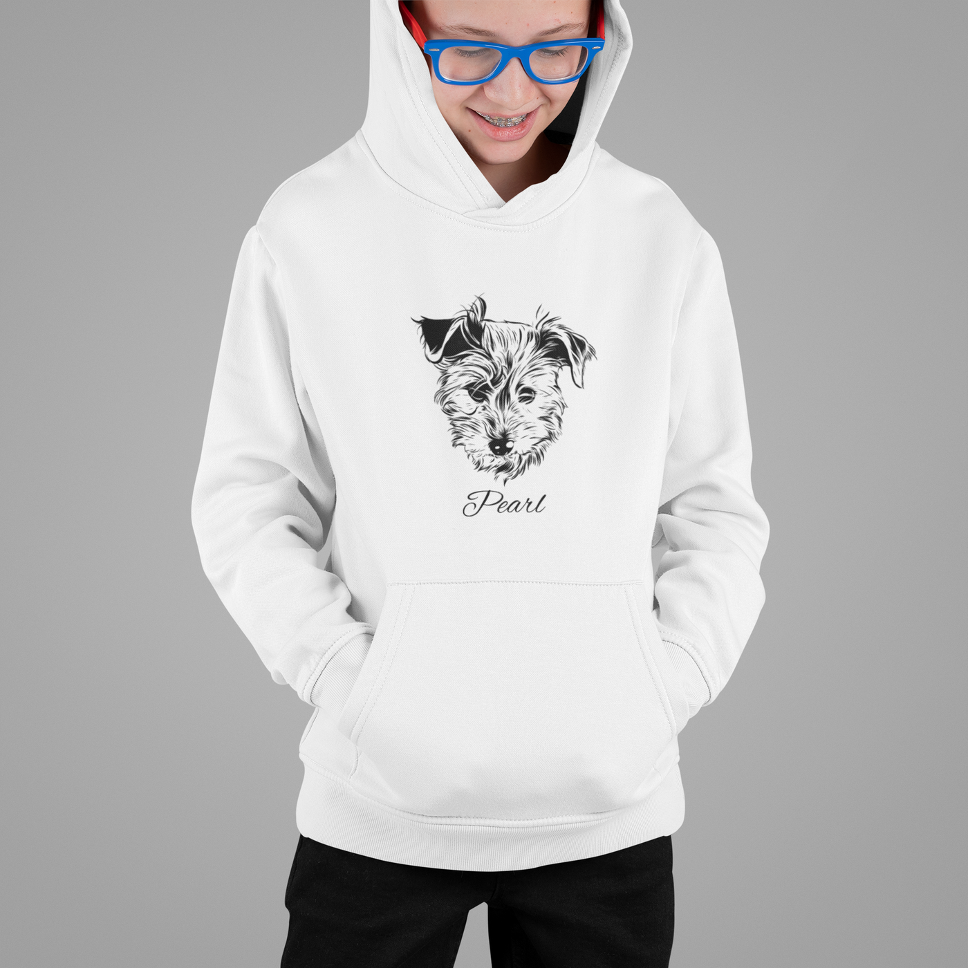 Personalized Youth Heavy Blend Hooded Sweatshirt