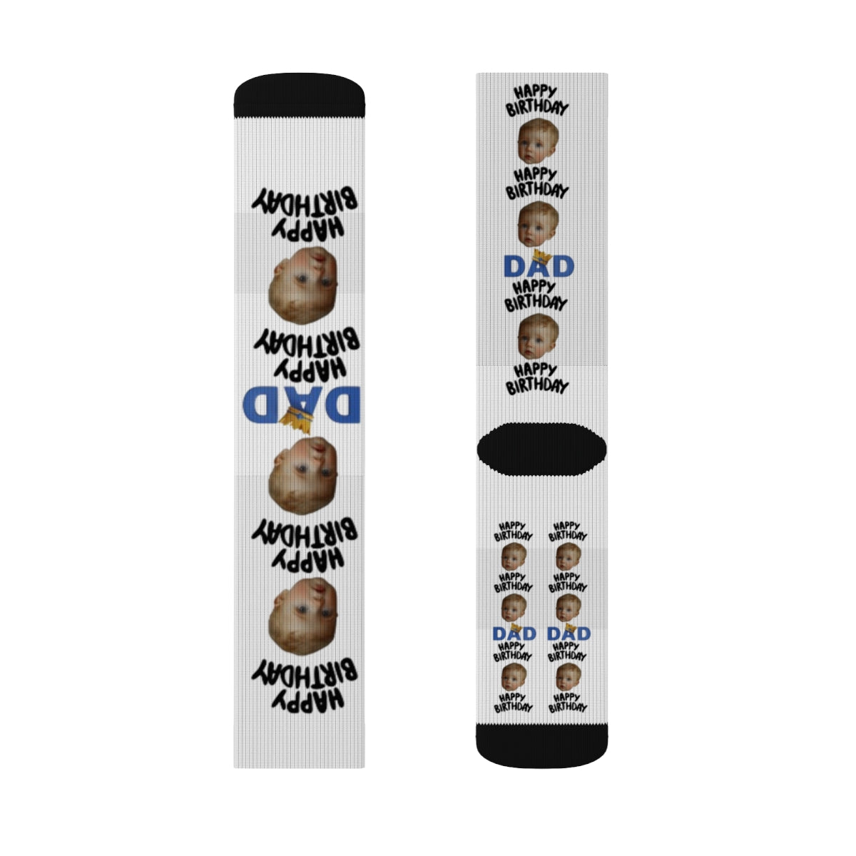 Personalized Face Socks Dad Gift