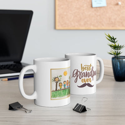 Personalized Kids Drawing Mug Grandpa