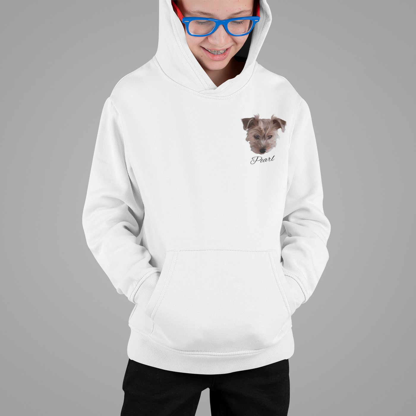 Personalized Youth Heavy Blend Hooded Sweatshirt