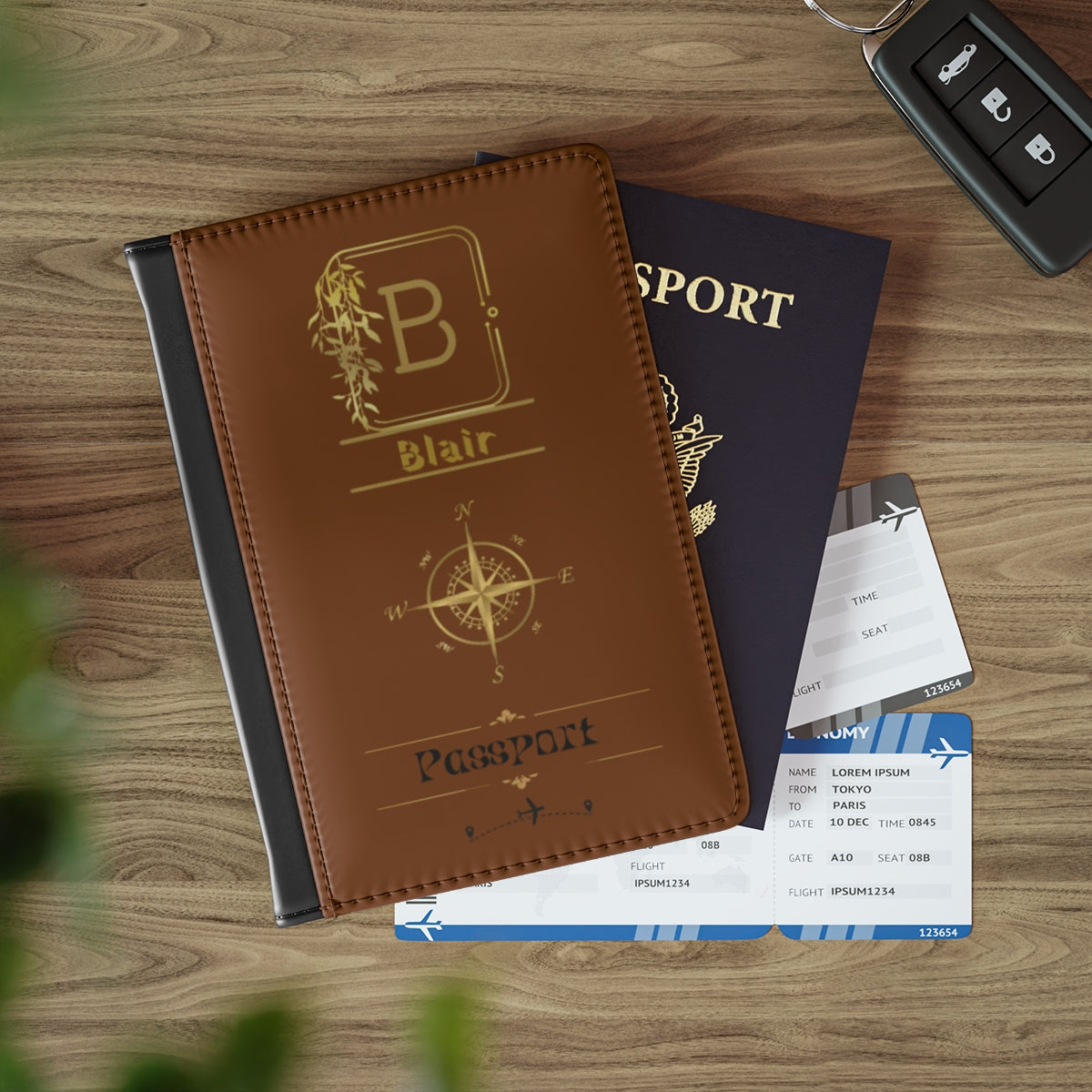 Personalized Passport Cover Gift