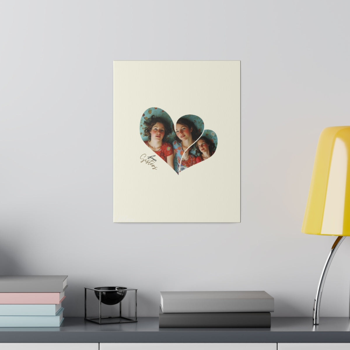 Custom Canvas Print, Gift for Sister