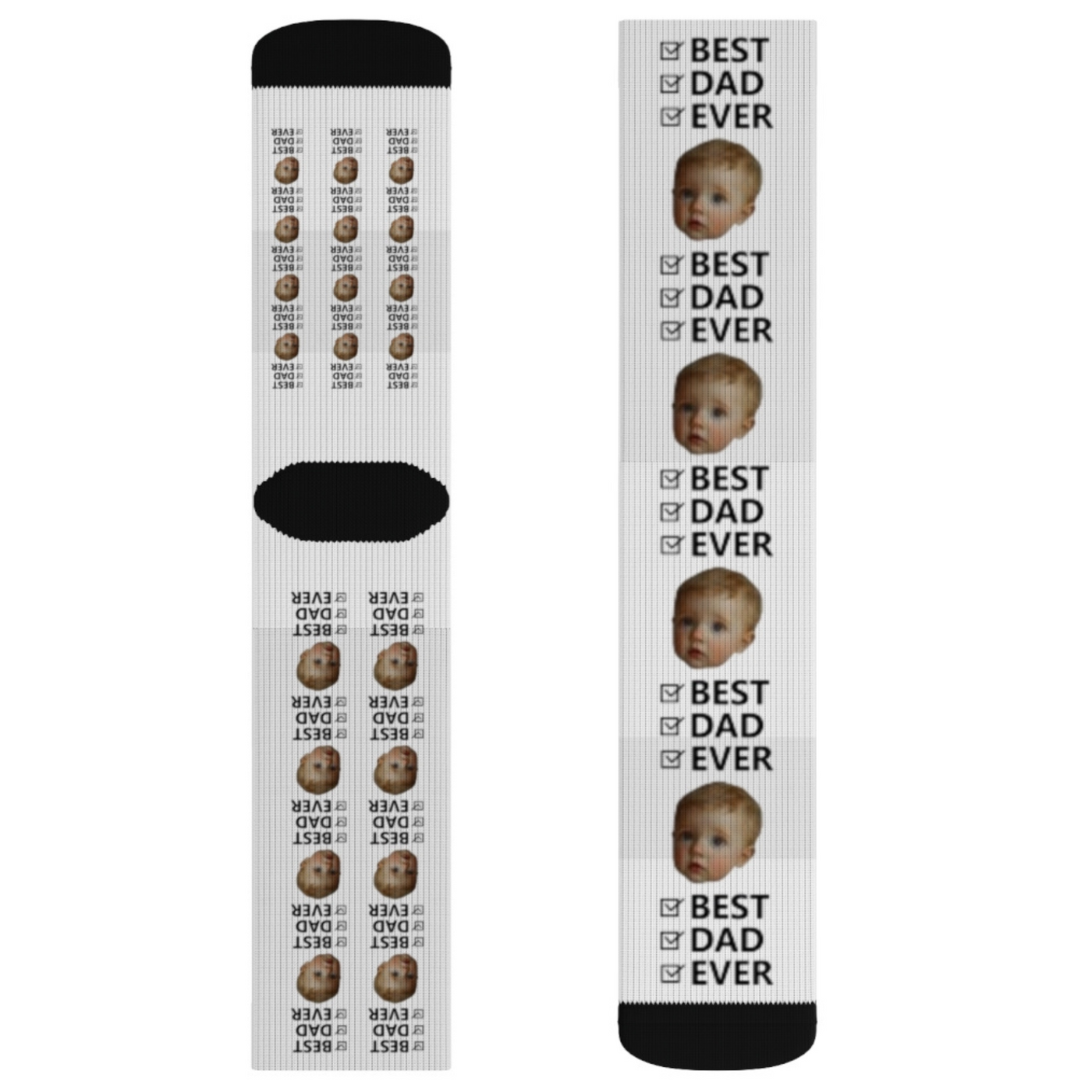 Personalized Face Socks Dad Gift