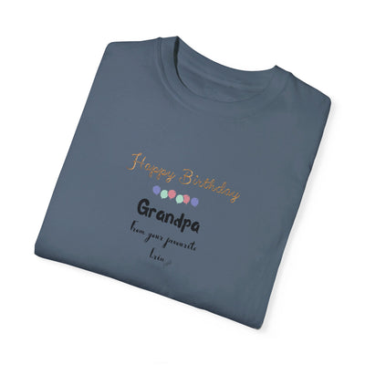 Personalized Name Happy Birthday Grandpa Tshirt