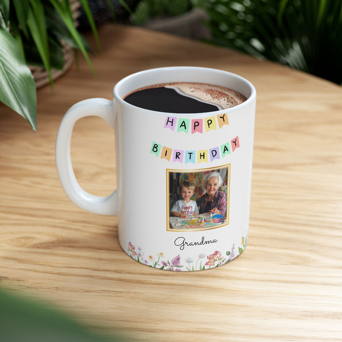 Photo Mug Happy Birthday Grandma