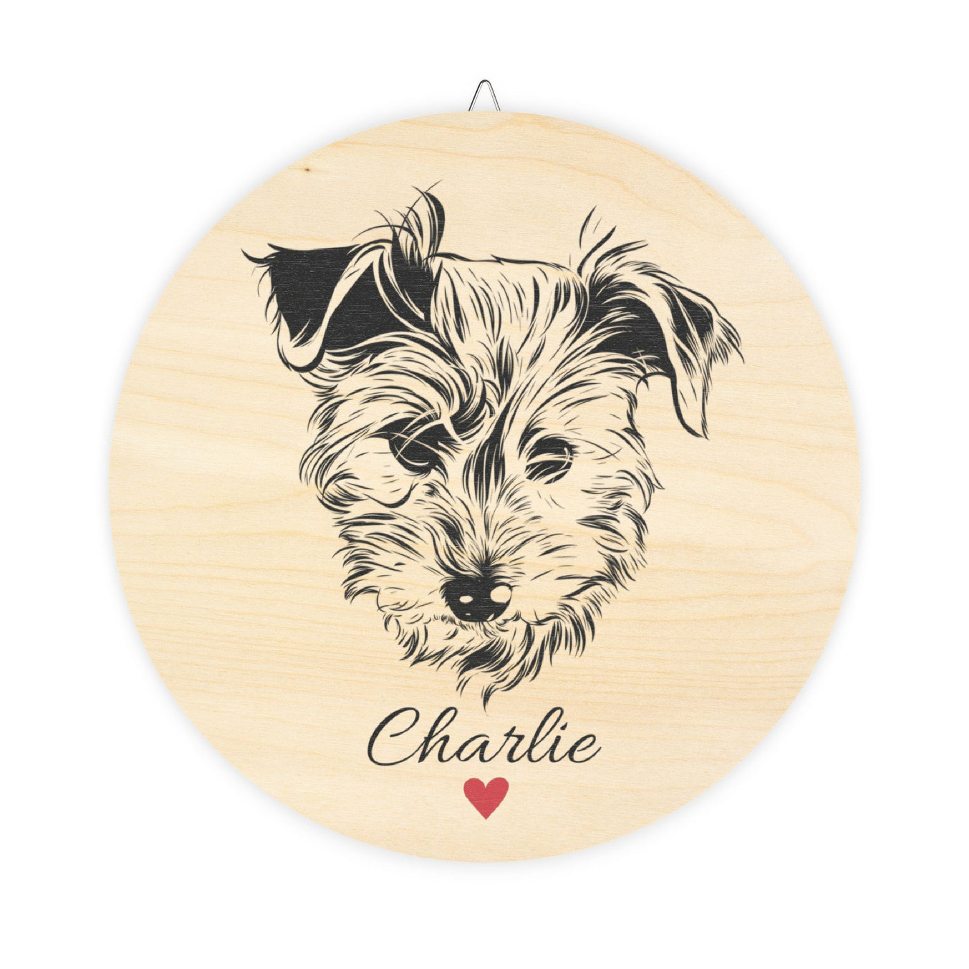 Pet Portrait Wall Wood Signs