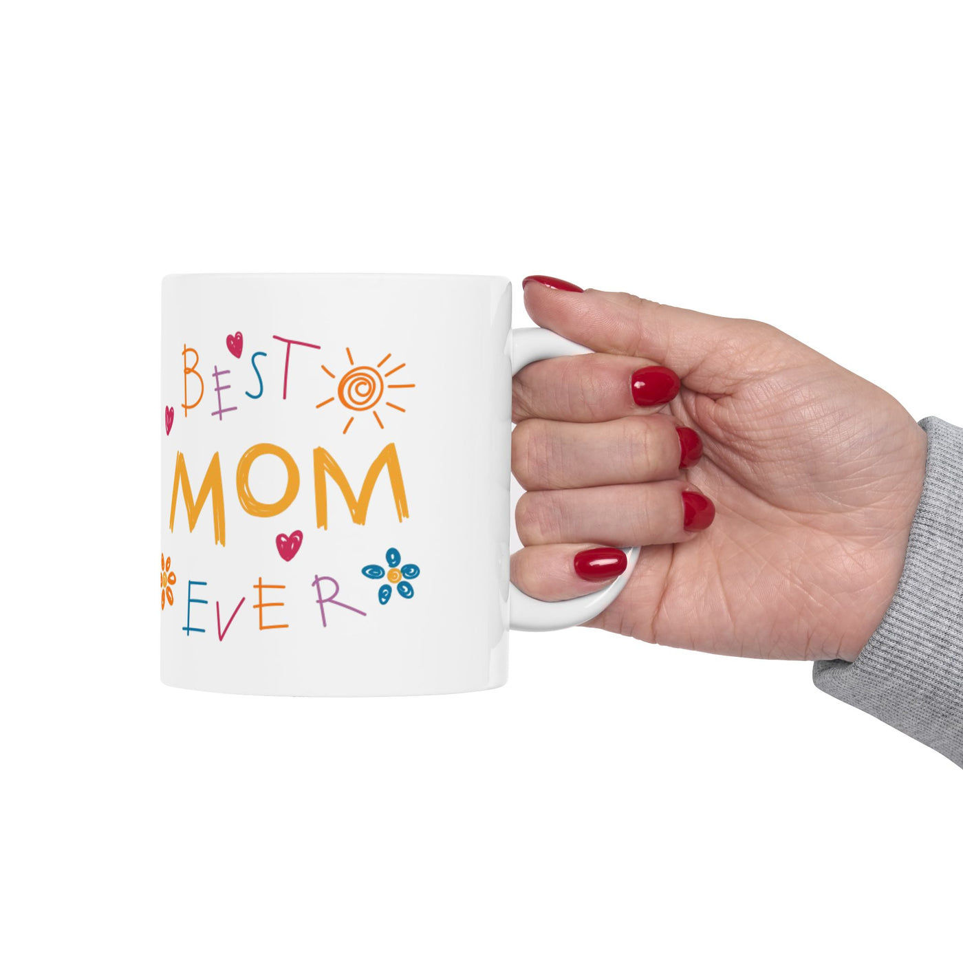 Personalized Kids Drawing Mug Mom