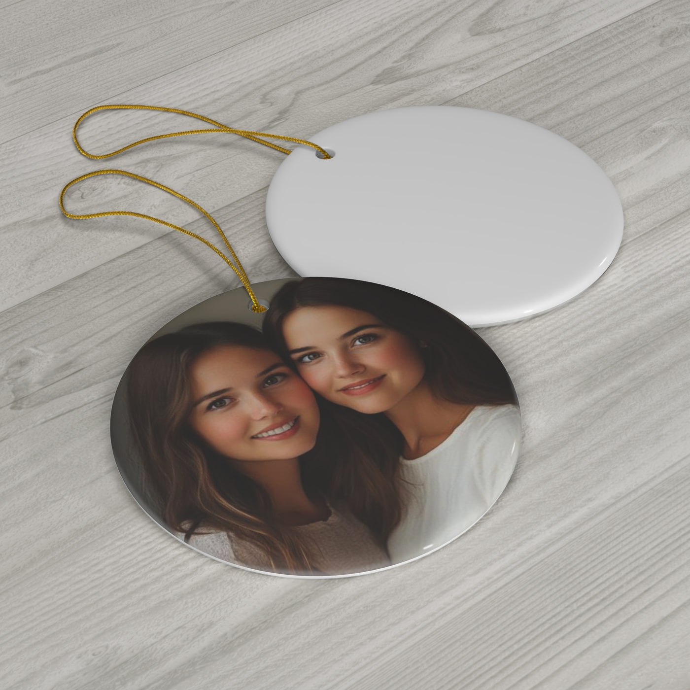 Sister Custom Photo Ornament