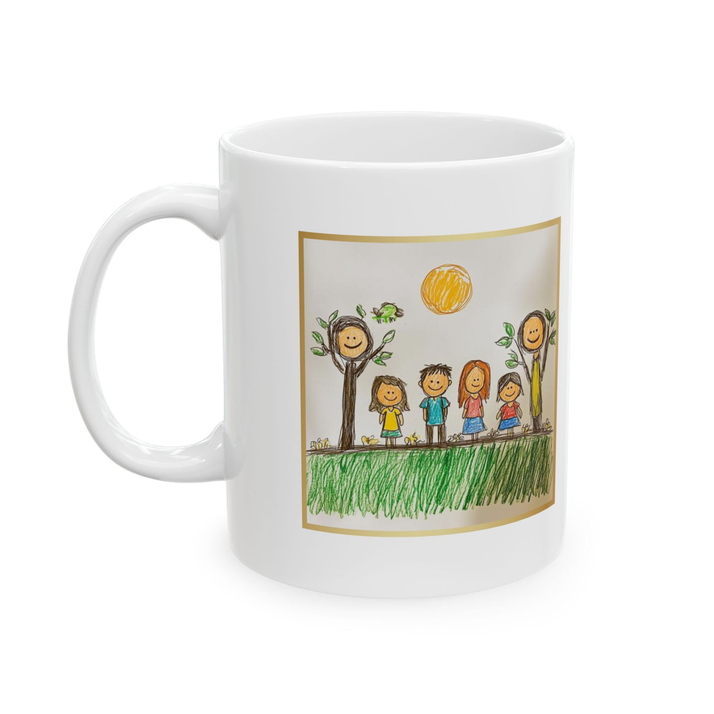 Personalized Kids Drawing Mug Grandma