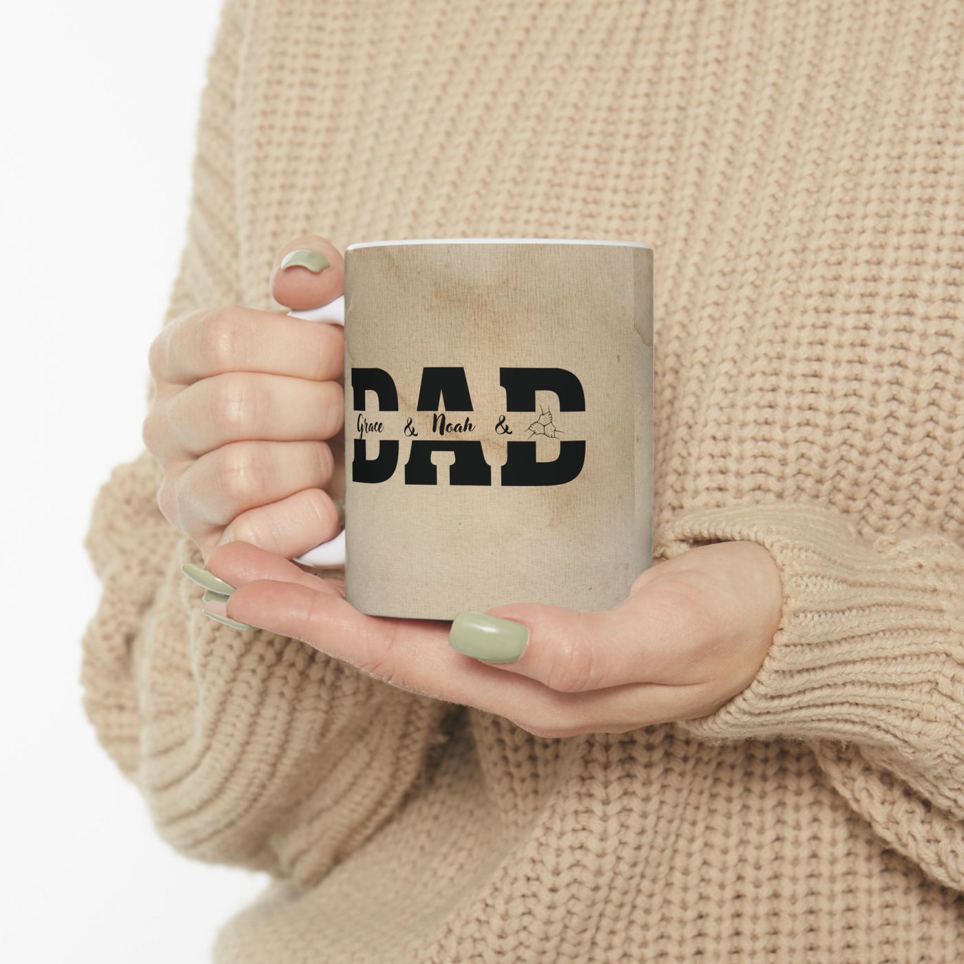 Dad Personalized Name Mug