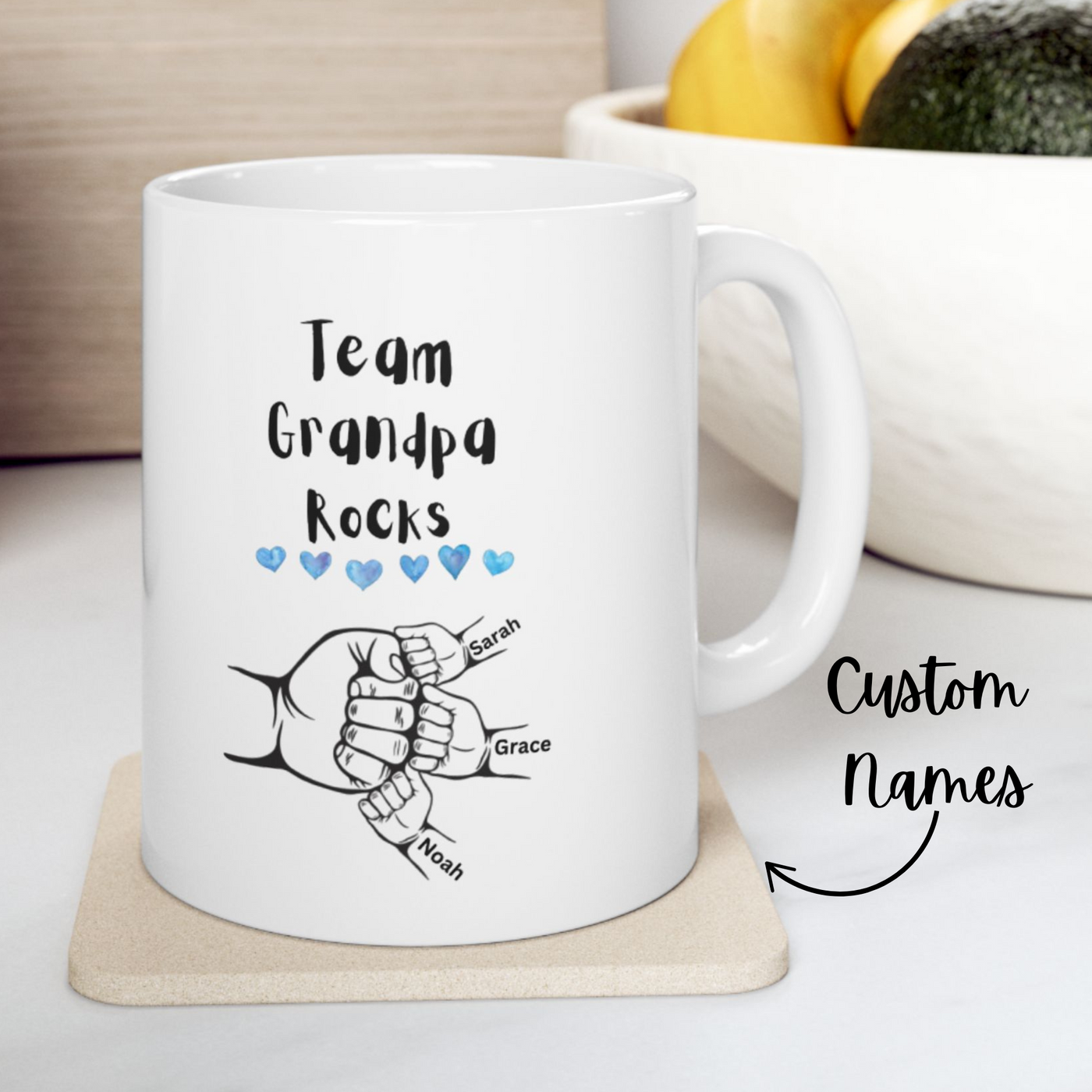 Custom Name Mug Grandpa