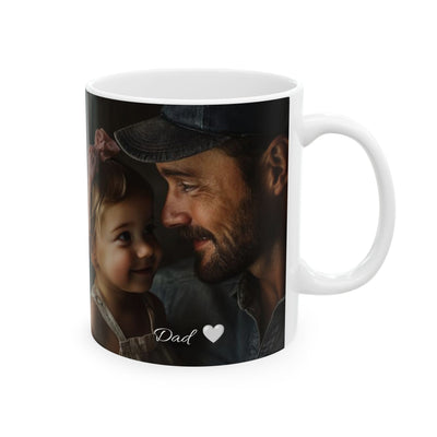 Custom Mug Photo Dad & Daughter