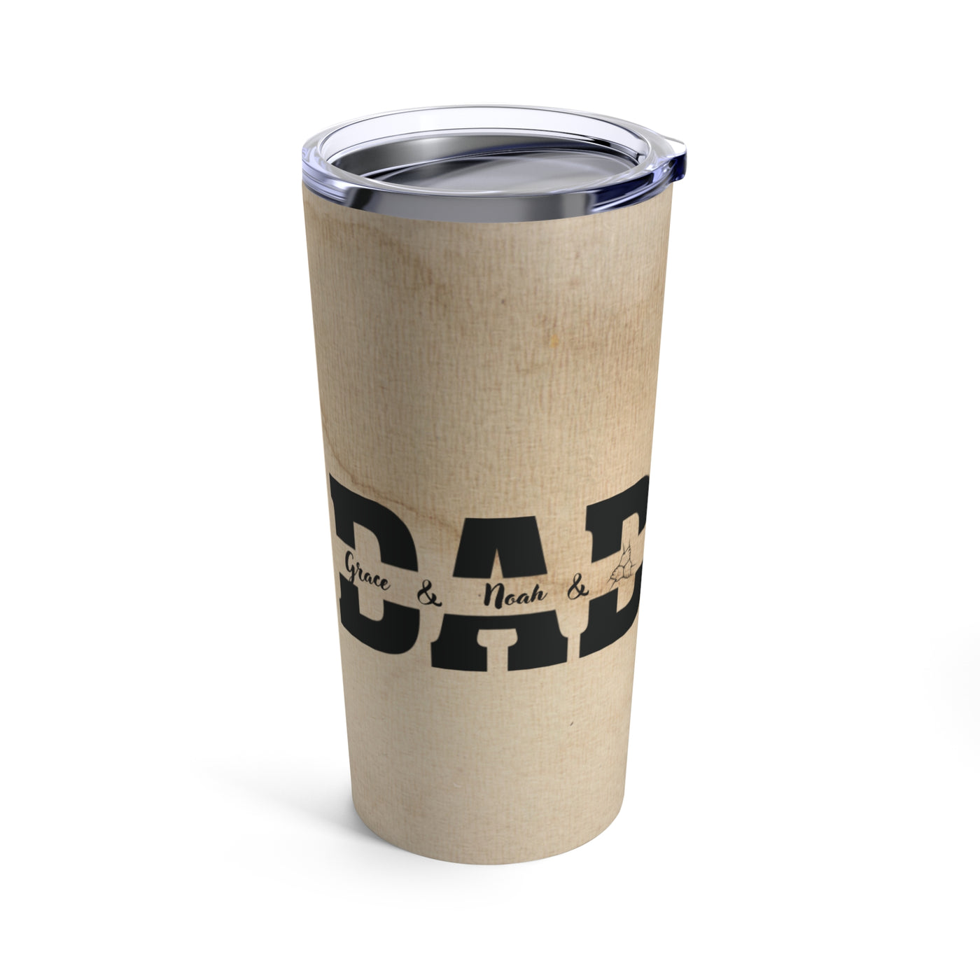 Personalized name Dad tumbler