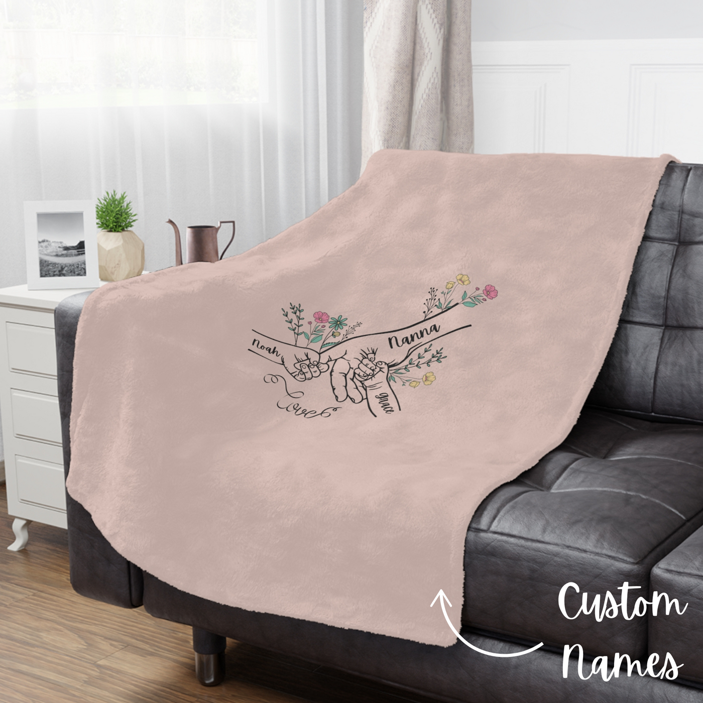 Personalized Nanna Blanket Gift