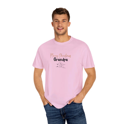 Personalized Name Christmas Grandpa Tshirt