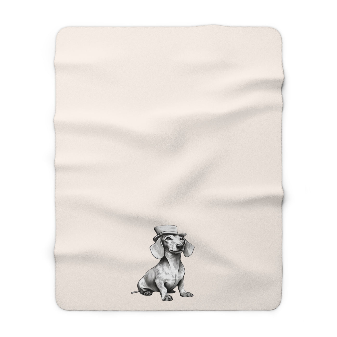 Dachshund Sherpa Fleece Blanket