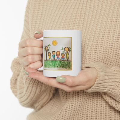 Personalized Kids Drawing Mug Grandpa