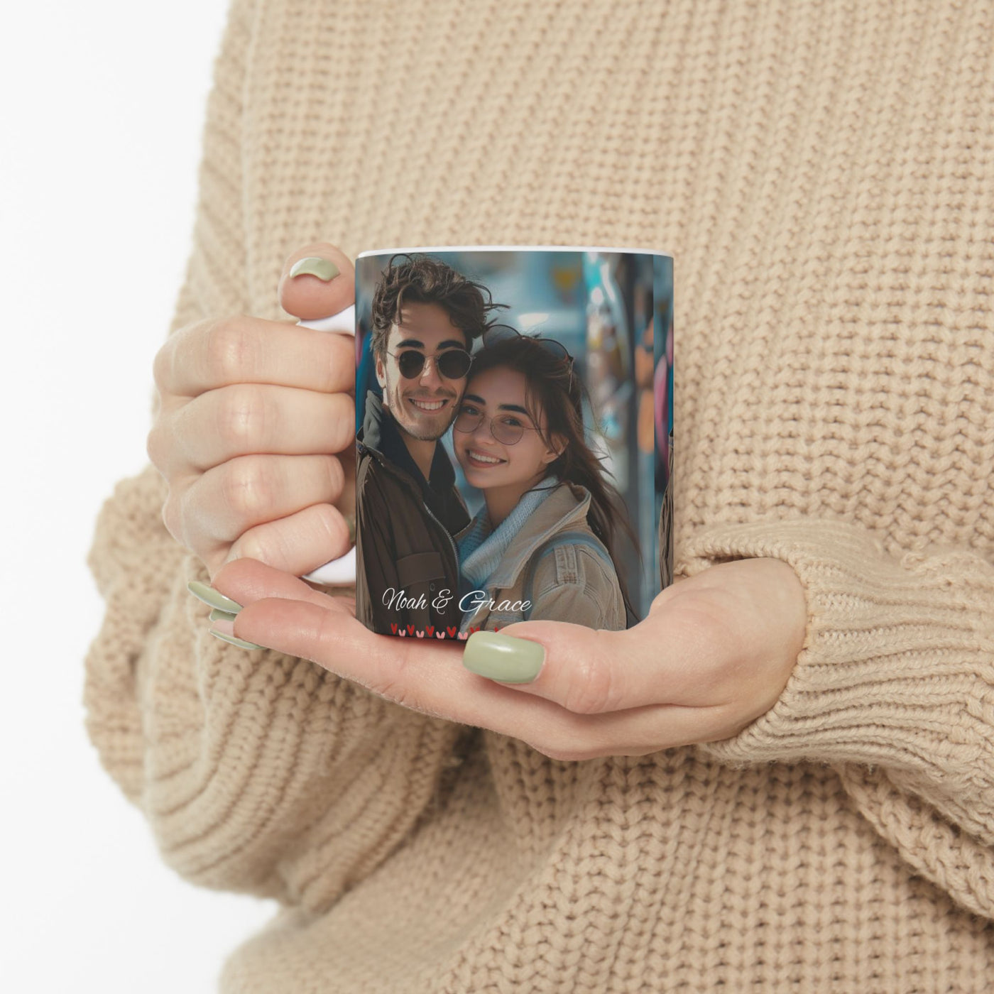 Custom Photo Mug Couple