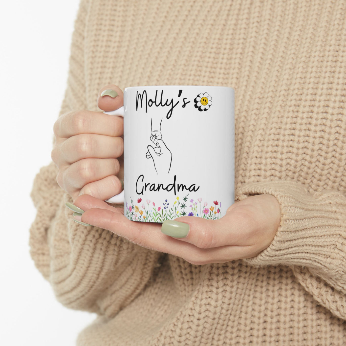 Custom Name Grandma Mug Gift