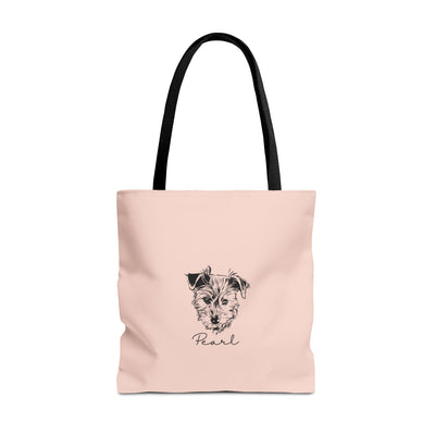 Pet Portrait Tote Bag