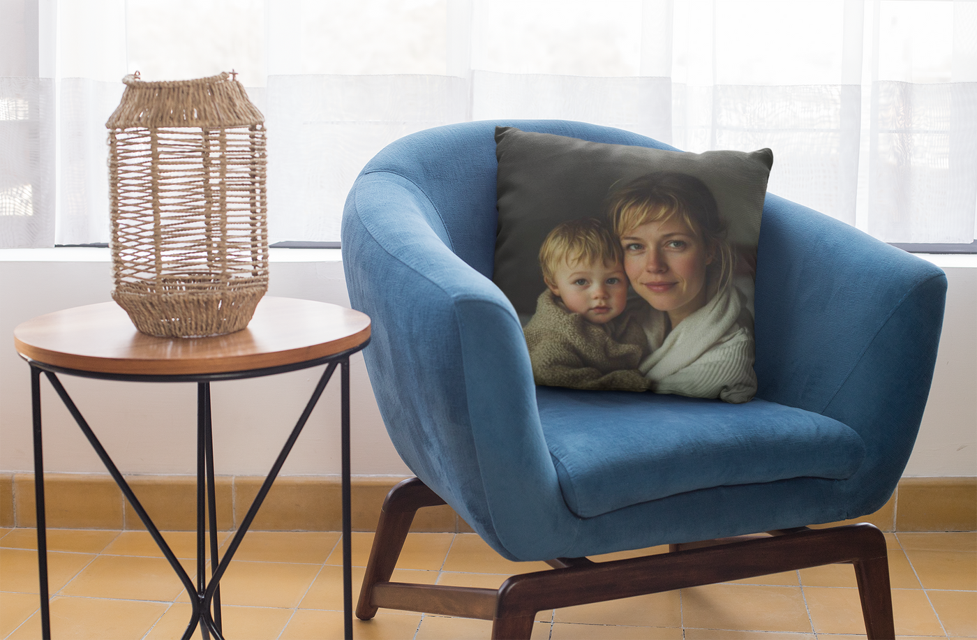 Personalized Photo Mom Pillow