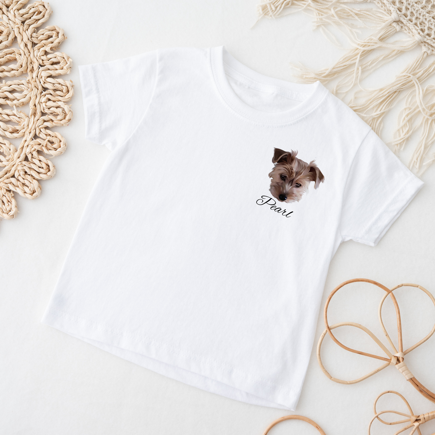 Custom Personalized Dog Toddler Tshirt