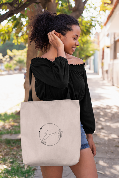 Personalized Name Tote Bag