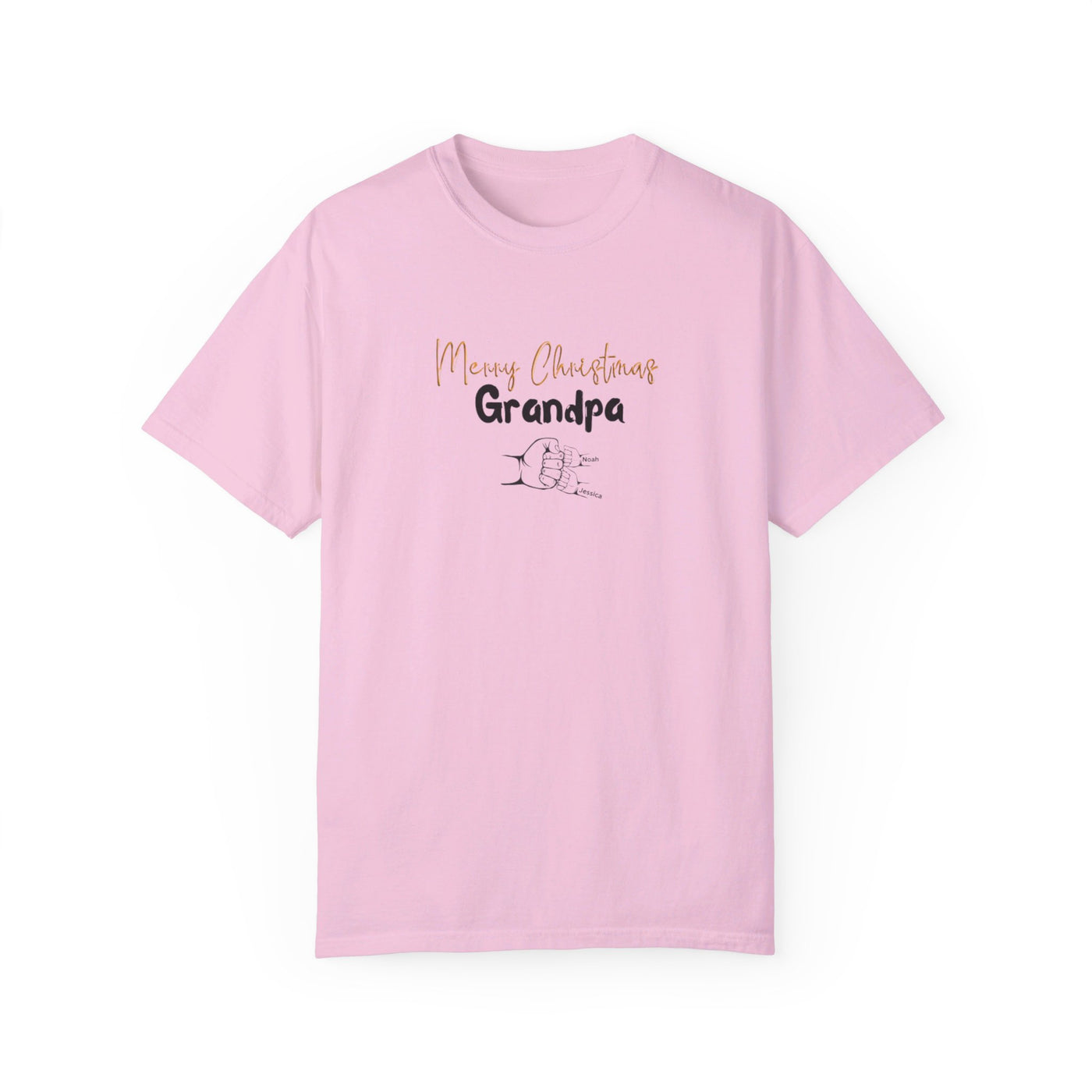 Personalized Name Christmas Grandpa Tshirt