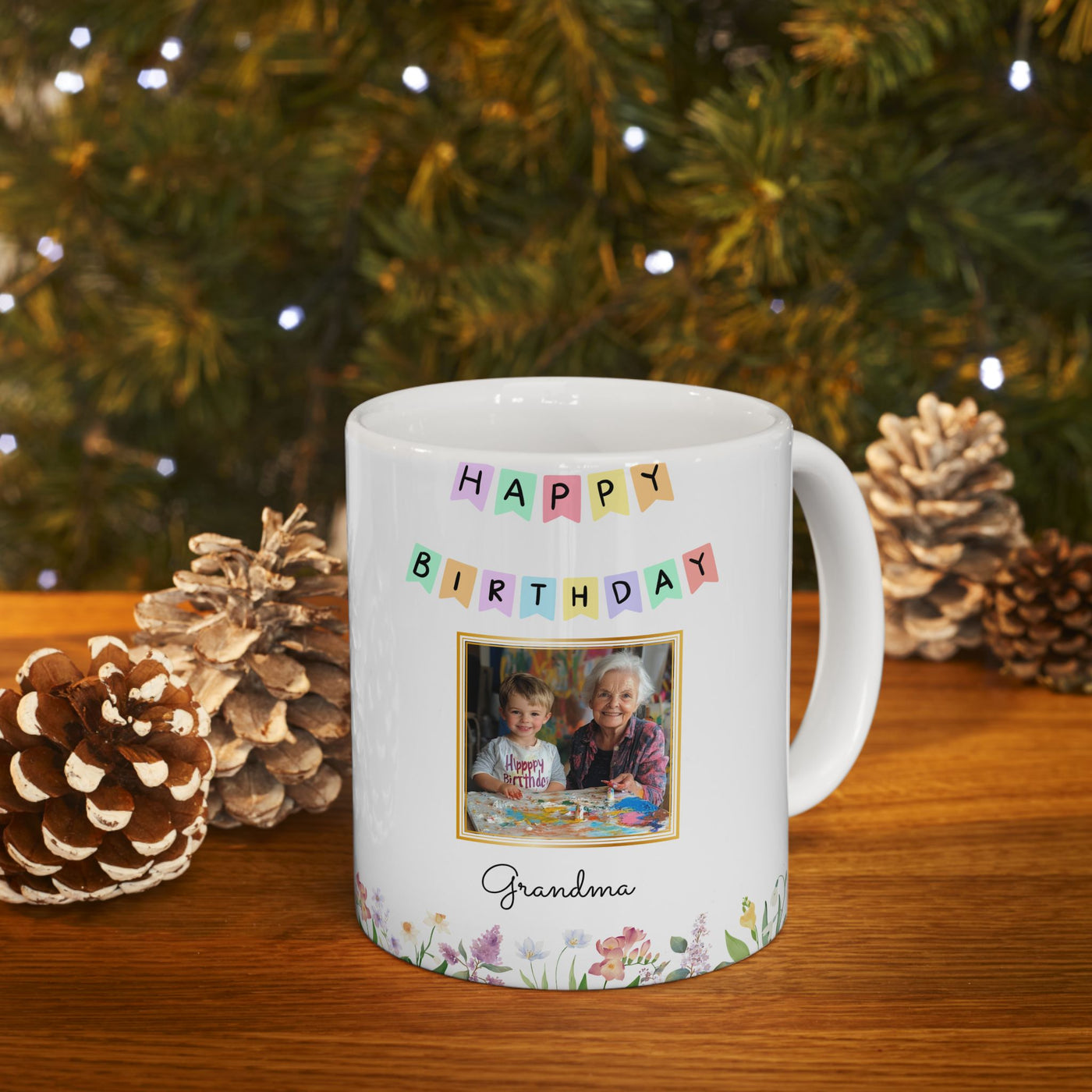 Photo Mug Happy Birthday Grandma