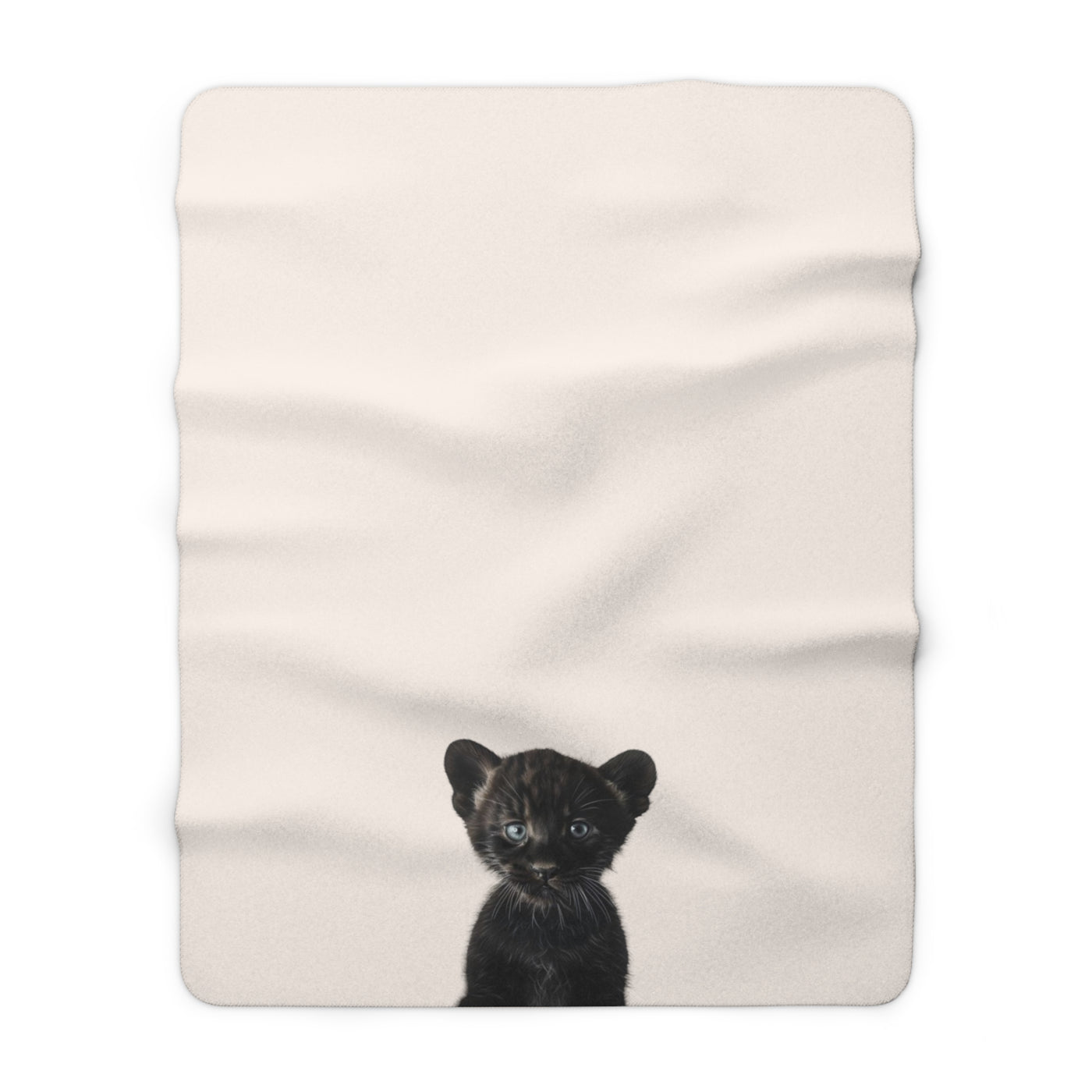 Panther Sherpa Fleece Blanket